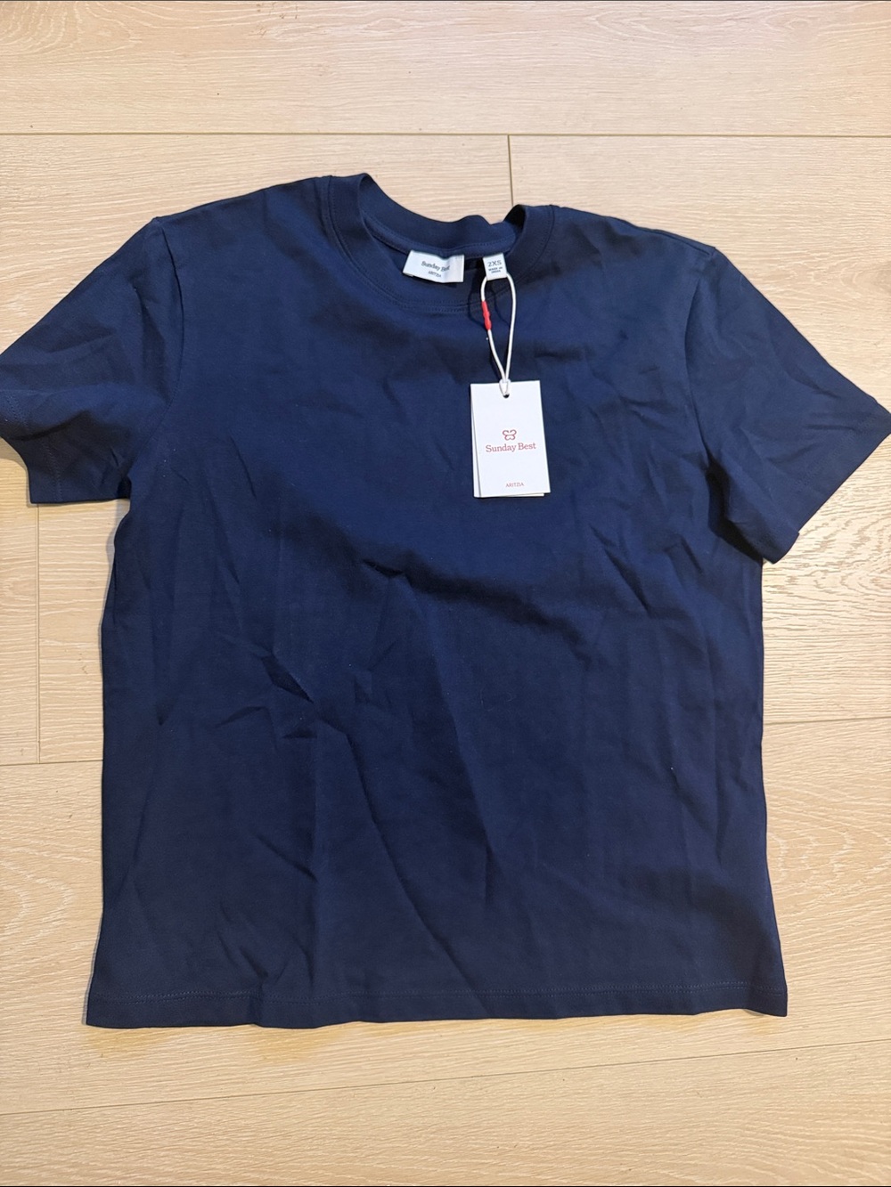 Sunday Best Aritzia Emma cotton whisk shirt in admiral (Navy)